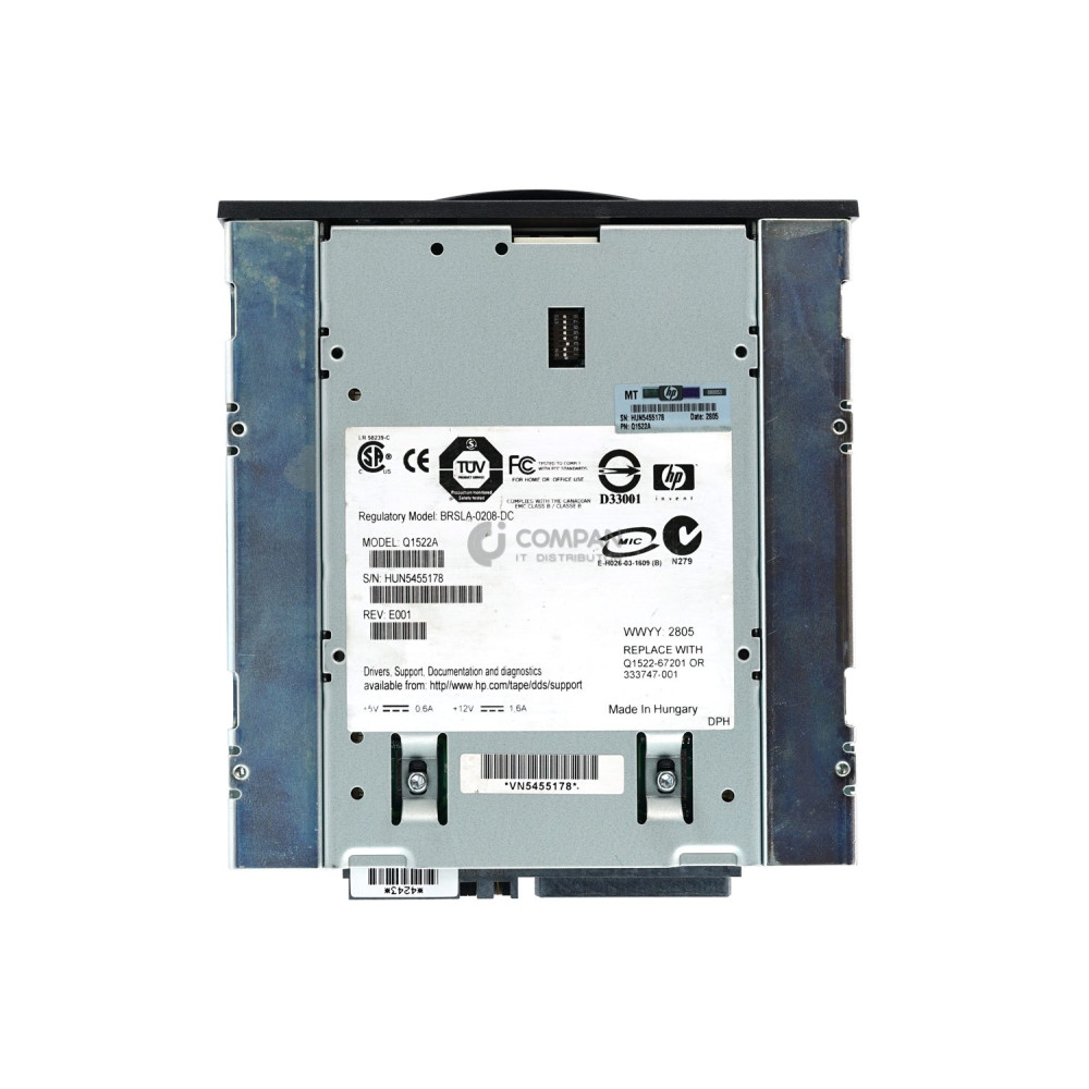 333747-001 HP DAT72 36 72GB SCSI INTERNAL TAPE DRIVE